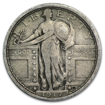 1917 Standing Liberty Quarter Type-I VF