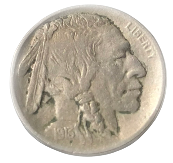 1913 D Buffalo Type 1 Nickel Uncertified VF